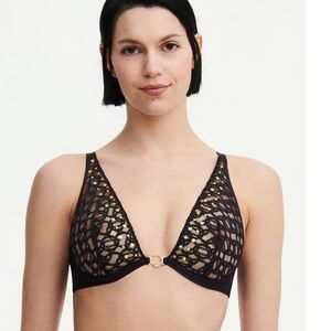 CHANTELLE X Metall X Lace Triangle Bra